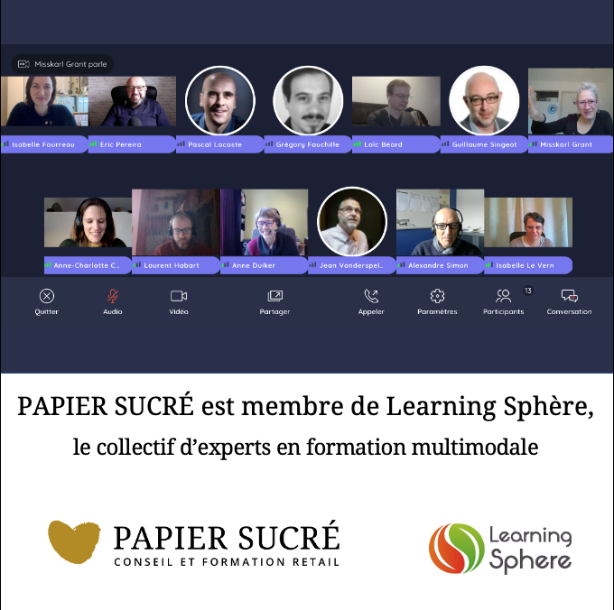 Papier Sucré rejoint le collectif Learning Sphère